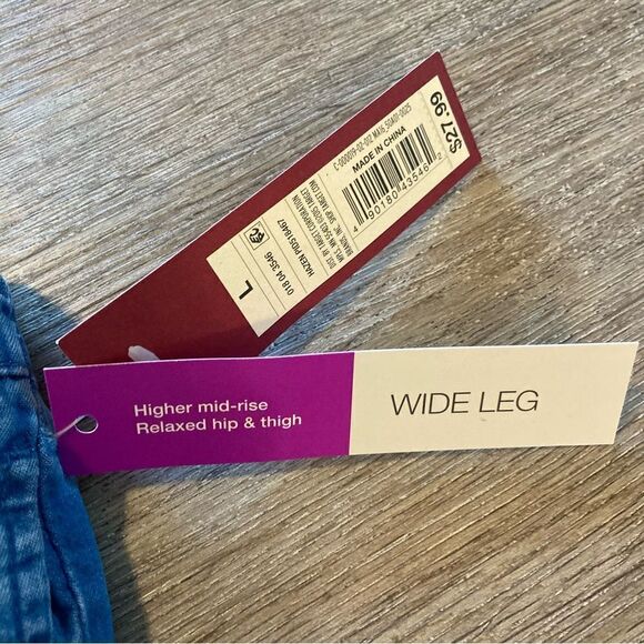 Merona Oversized Wide Leg chambray Pants NWT - Picture 12 of 12